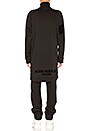 view 3 of 3 Oversized Neck Zip Pullover in Black