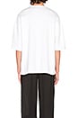 view 3 of 4 Oversized Crew Neck T Shirt in White