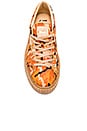 view 4 of 6 x Rihanna Suede Camo Creepers in Orange & Oatmeal