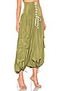 view 2 of 4 PANTALON DJINN FAÇON CORSET in Olive Branch