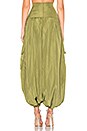 view 3 of 4 PANTALON DJINN FAÇON CORSET in Olive Branch