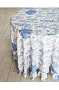 view 4 of 5 Toile Round Tablecloth in 