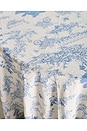 view 6 of 5 Toile Round Tablecloth in 