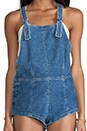 view 5 of 5 Susie Blue Overalls in Levi Blue