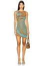 view 1 of 3 Caracola Dress in Turquoise