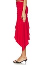 view 3 of 6 Gresca Rouge Skirt in Red