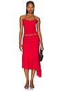 view 5 of 6 Gresca Skirt in Rouge