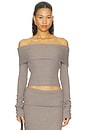 view 1 of 4 Caricia Top in Taupe