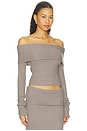 view 2 of 4 Caricia Top in Taupe