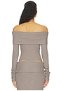 view 4 of 4 Caricia Top in Taupe