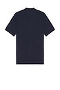 view 2 of 3 x White Lotus The Sewool Sweater Shirt in Navy Shibori Stripe