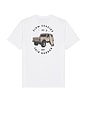 view 1 of 4 Kismet Graphic Tee in White Slow Seaside Bronco