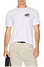 view 3 of 4 Kismet Graphic Tee in White Slow Seaside Bronco