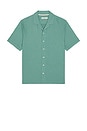 view 1 of 4 Babylon Camp Shirt in Sea Green