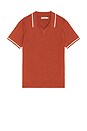 view 4 of 4 Neptune Seawool Sweater Polo in Washed Red