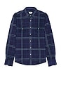 view 1 of 3 The Dunewood Flannel Shirt in Navy