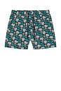 view 4 of 5 MAILLOT DE BAIN in Navy Palm Tiles