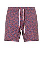 view 1 of 3 The Bayberry Trunk in Red Mini Floral