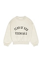 view 1 of 2 Kids Classic Crewneck Sweatshirt in Oatmeal Heather & Light Heather