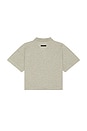 view 2 of 2 Kids Signature Classic Short Sleeve Polo in Concrete Heather