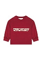 view 1 of 3 Kids Long Sleeve Tee in Crimson