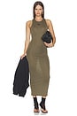 view 1 of 3 VESTIDO SOFT RIB RACERBACK  in Moss