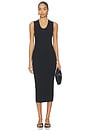 view 1 of 4 Rib Tank Dress in Jet Black