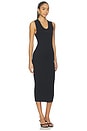 view 2 of 4 Rib Tank Dress in Jet Black