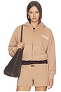 view 2 of 5 90's Full Zip Hoodie in Washed Ginger
