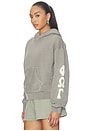 view 3 of 5 90's Fleece Hoodie in Washed Seal