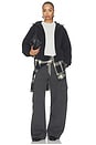 view 5 of 5 BLOUSON FULL ZIP HOODED ANORAK in Vintage Black