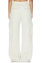view 4 of 6 Cargo Relaxed Sweatpant in Vanilla Heather