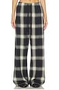 view 1 of 6 PANTALÓN LOUNGE in Iron Grey Plaid