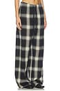view 2 of 6 PANTALÓN LOUNGE in Iron Grey Plaid