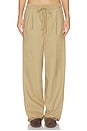view 1 of 6 PANTALON PLEAT FRONT DRAWSTRING  in Dune