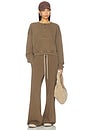 view 5 of 6 Raw Cut Lounge Fit Sweatpant in Washed Moss