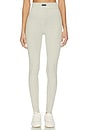 view 1 of 6 Soft Rib Legging in Heather Stone