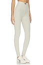 view 2 of 6 Soft Rib Legging in Heather Stone