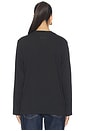 view 3 of 5 Long Sleeve Tee in Jet Black