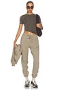 view 4 of 5 Fitted Short Sleeve Tee in Brown