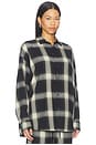 view 2 of 4 Button Up Shirt in Iron Grey Plaid