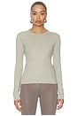 view 1 of 4 Slim Long Sleeve Tee in Seal