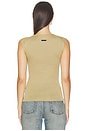 view 3 of 4 Soft Rib Fitted Tank Top in Dune