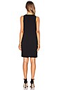 view 3 of 3 Half Zip Shift Dress in Black