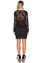 view 3 of 4 Lace Mini Dress in Black