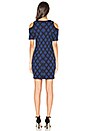 view 3 of 3 Cold Shoulder Dress in Jacquard