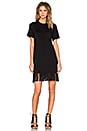 view 4 of 4 Fringe T Shirt Dress in Black