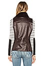 view 3 of 4 Faux Shearling Vest in Brown