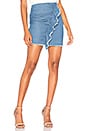 view 1 of 4 Deja Vu Skirt in Washed Blue
