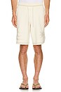 view 1 of 5 Breaking Bread Knit Short in Antique White